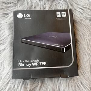LG BP50NB40 USB 2.0 Ultra Slim Portable Blu-ray/ DVD Writer - Black